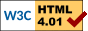 the entirety of this site passes the W3C validator for HTML 4.01 Strict